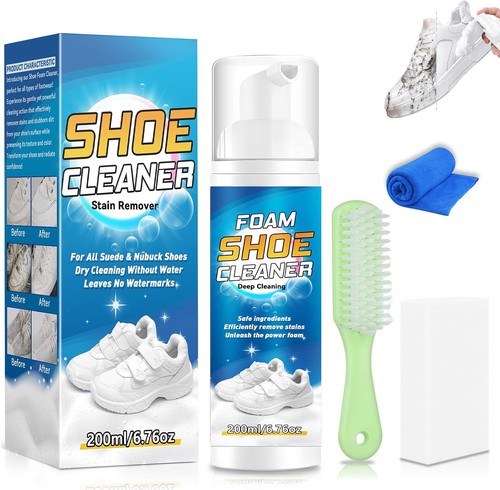 Shoe cleaner foam 200ml white - shoe,