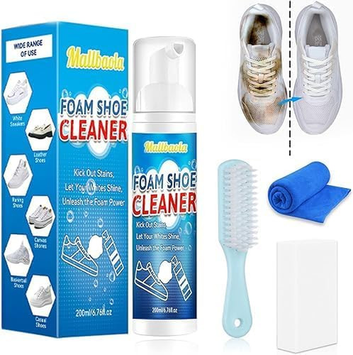 Shoe cleaner 200ml white - shoe, cleaner,