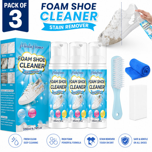 Shoe cleaner kit - cleaner, 6.76oz